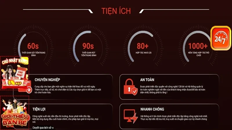 giao diện dễ thao tác, ổn định trên mọi thiết bị